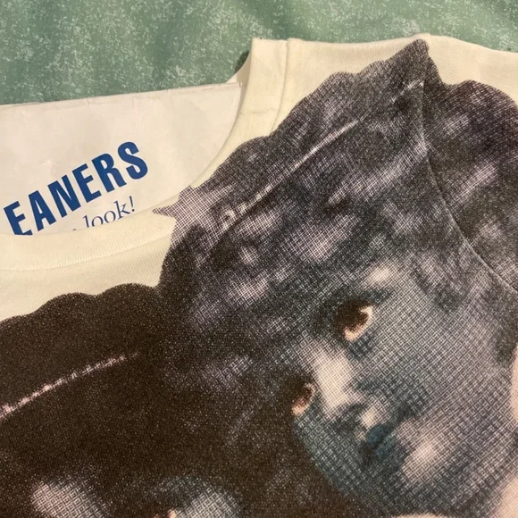 FIORUCCI ENLARGED ANGELS BABY T-SHIRT WHITE - Picture 4 of 5